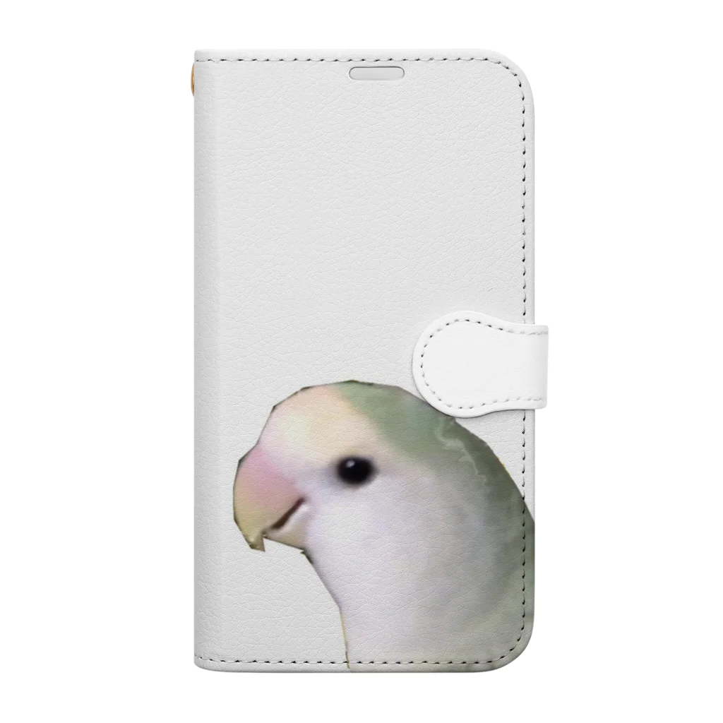 AochanChaaachanのセキセイインコのアオちゃんとコザクラインコのチャーちゃん Book-Style Smartphone Case