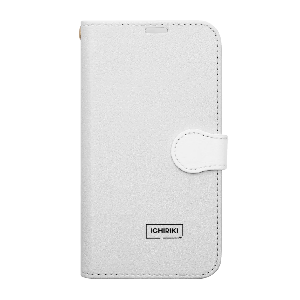 しばのきもちの一力水産グッズ Book-Style Smartphone Case