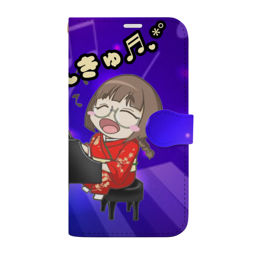 🎹🎶 Sound グッズ Angela 🎹🎶のangelaカラーグッズ 手帳型スマホケース