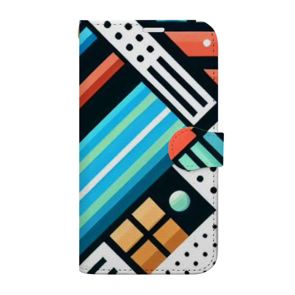 noririnoのVibrant Splash Book-Style Smartphone Case