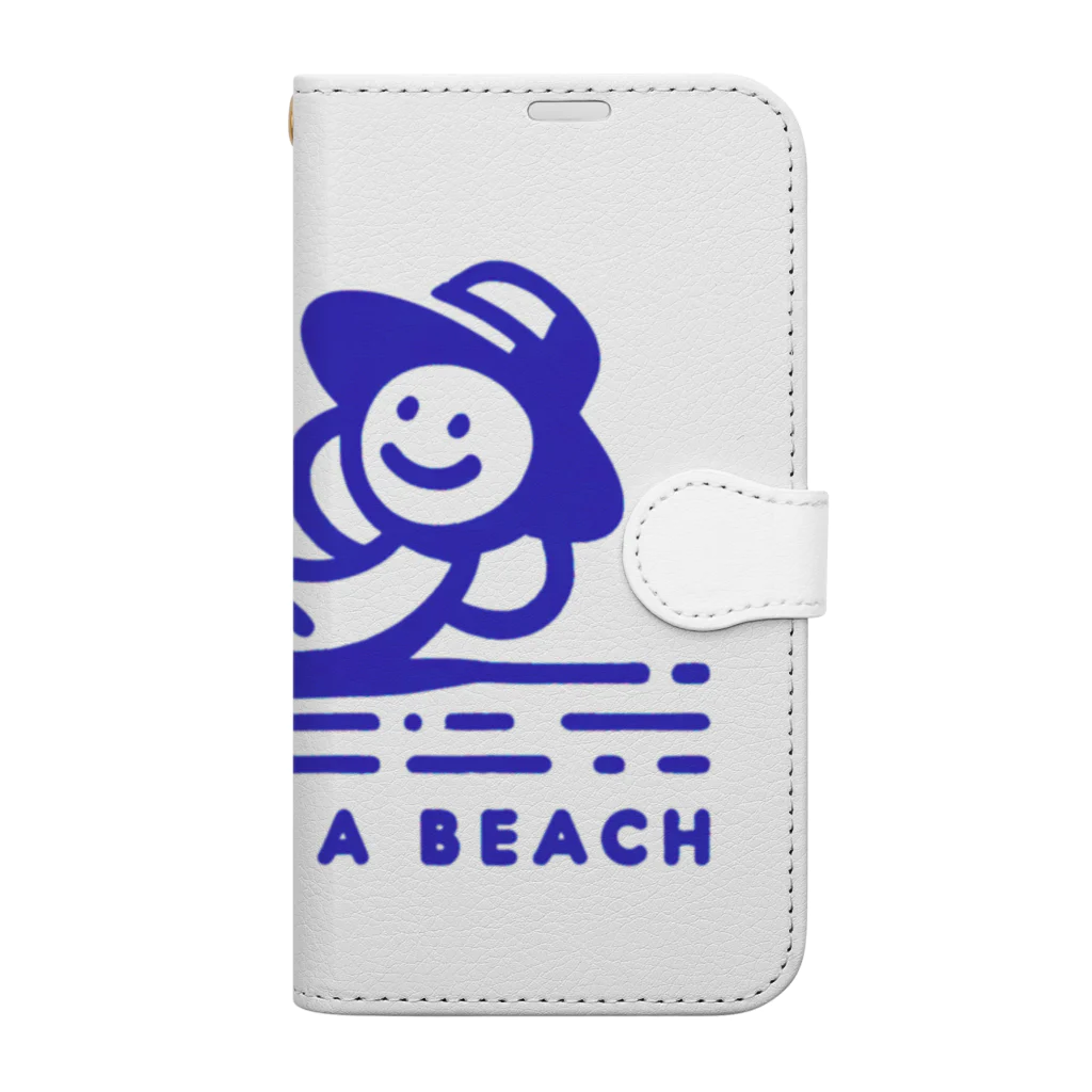 MelonpalanのびーちManのグッズ Book-Style Smartphone Case