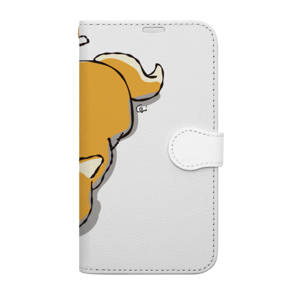 chizuruのシバノコ Book-Style Smartphone Case