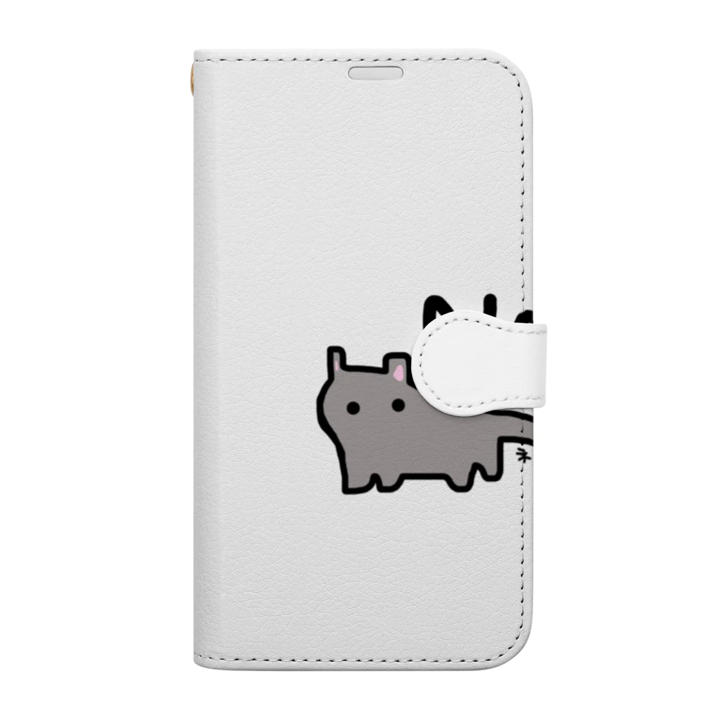 いらすとのおみせの猫　ねこ　ネコ Book-Style Smartphone Case