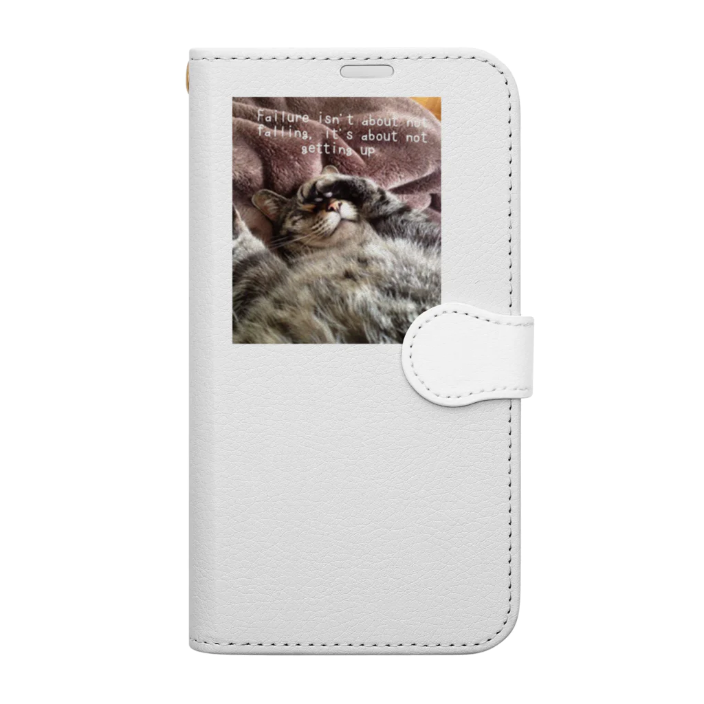 Mizuki・ASIA CATのtired Book-Style Smartphone Case