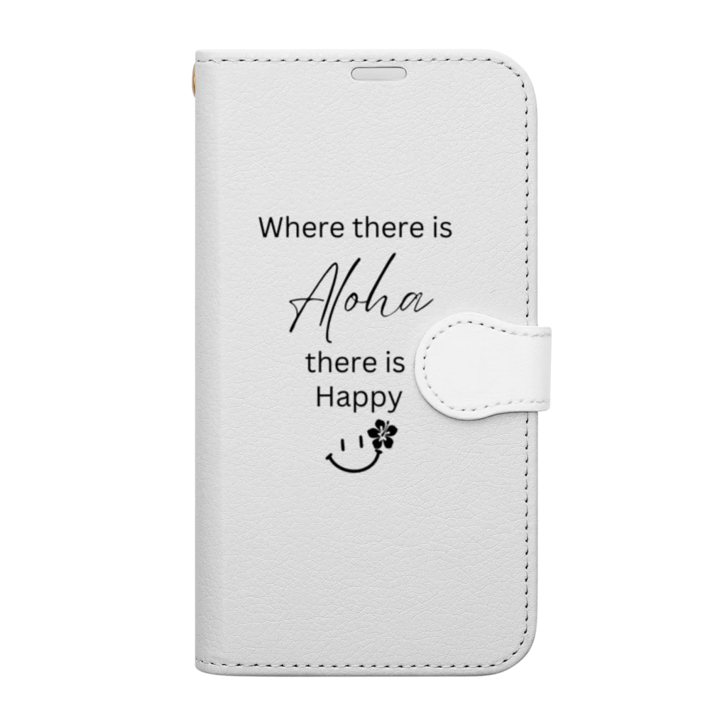 Aloha for AinaのAloha Smile Leia☆ Book-Style Smartphone Case