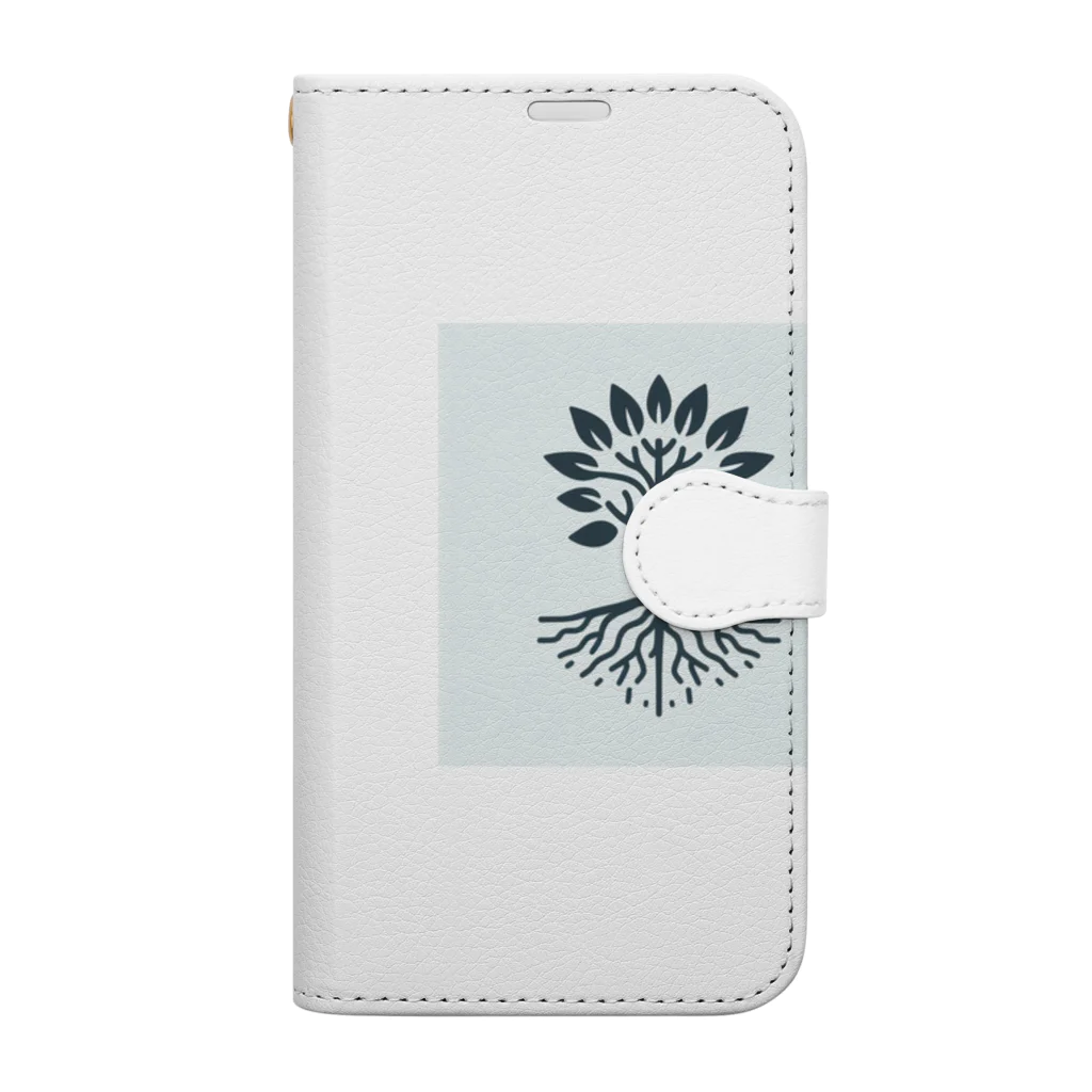 saoc11039の自然 Book-Style Smartphone Case