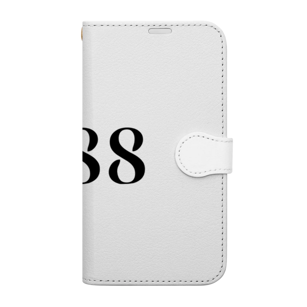 あかさたーなの8888 Book-Style Smartphone Case