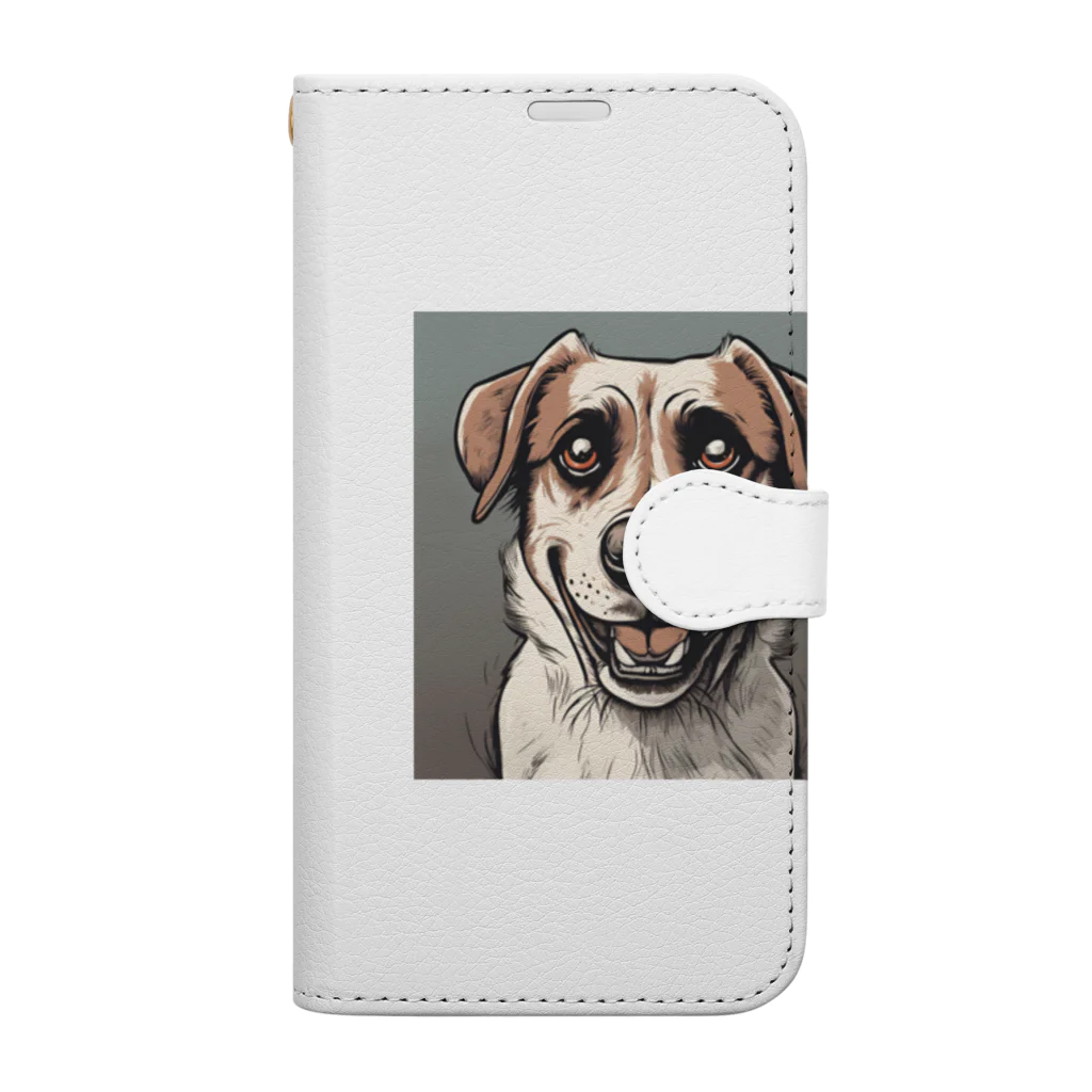 よもぎだいふくの頼れる犬グッズ Book-Style Smartphone Case