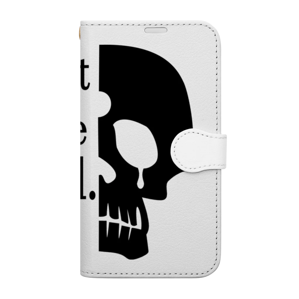 『NG （Niche・Gate）』ニッチゲート-- IN SUZURIのDon't Be Cruel.(黒) Book-Style Smartphone Case