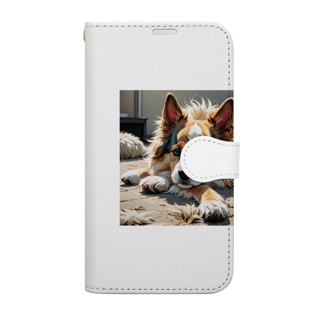 altemaの子犬 Book-Style Smartphone Case