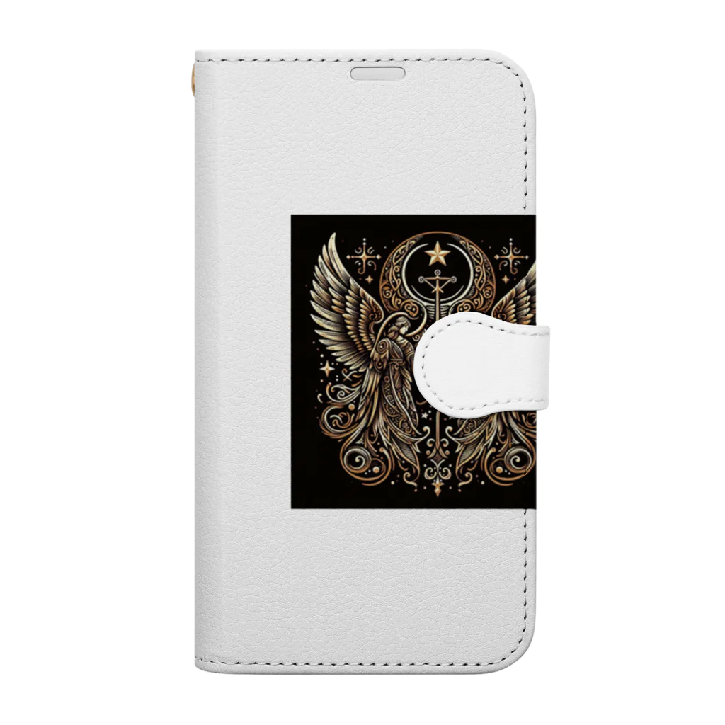 wワンダーワールドwのAngel009 Book-Style Smartphone Case