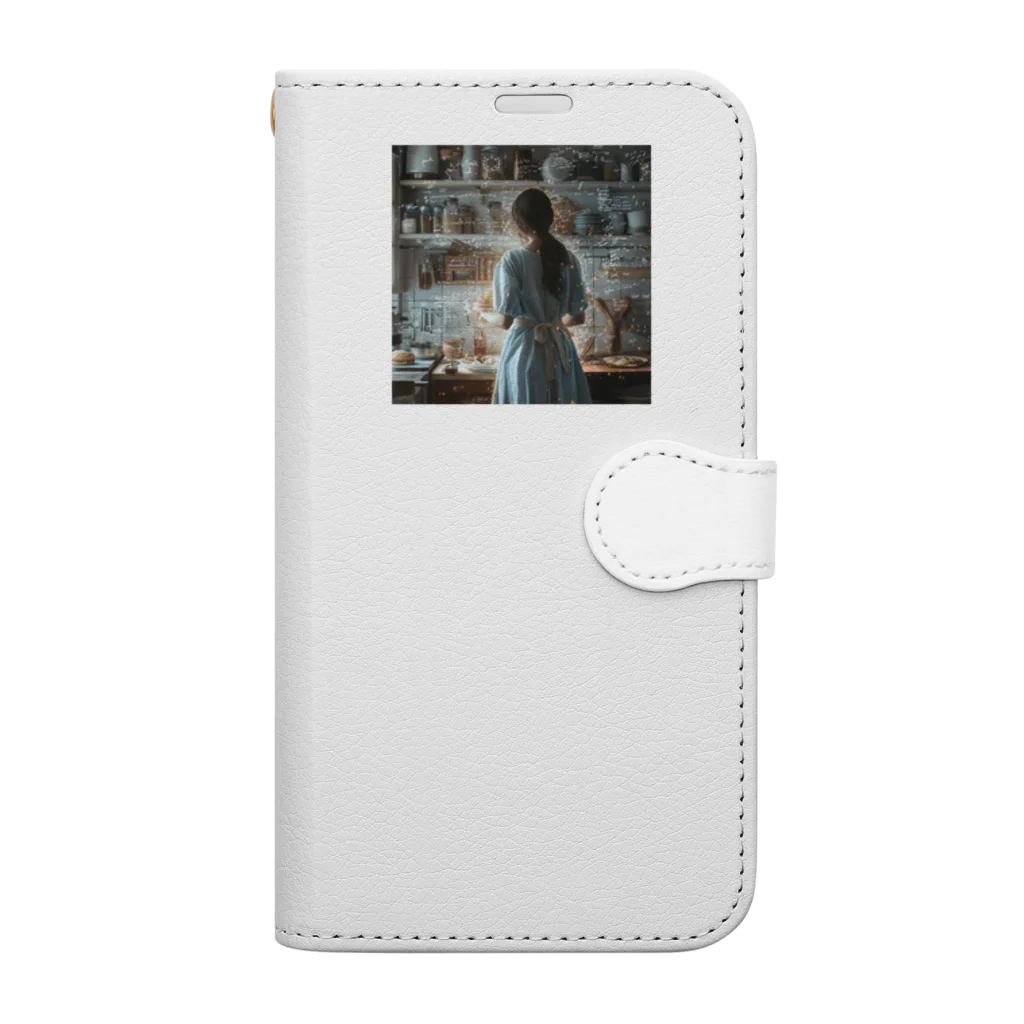 天才マーケットの天才奥さん Book-Style Smartphone Case