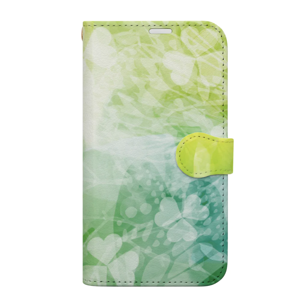 muumoonchildのFLUFFY GREEN Book-Style Smartphone Case