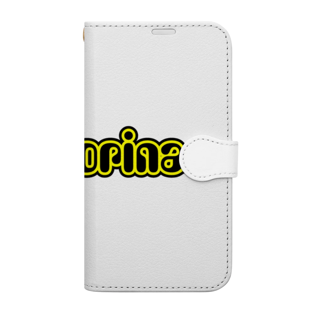 micyorina shopのmicyorina オリジナル logo Book-Style Smartphone Case