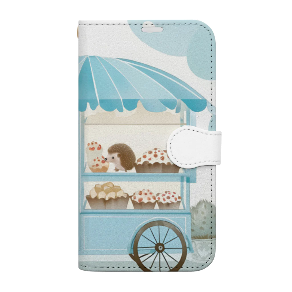 kanna-kotokoのハリネズミグッズ Book-Style Smartphone Case