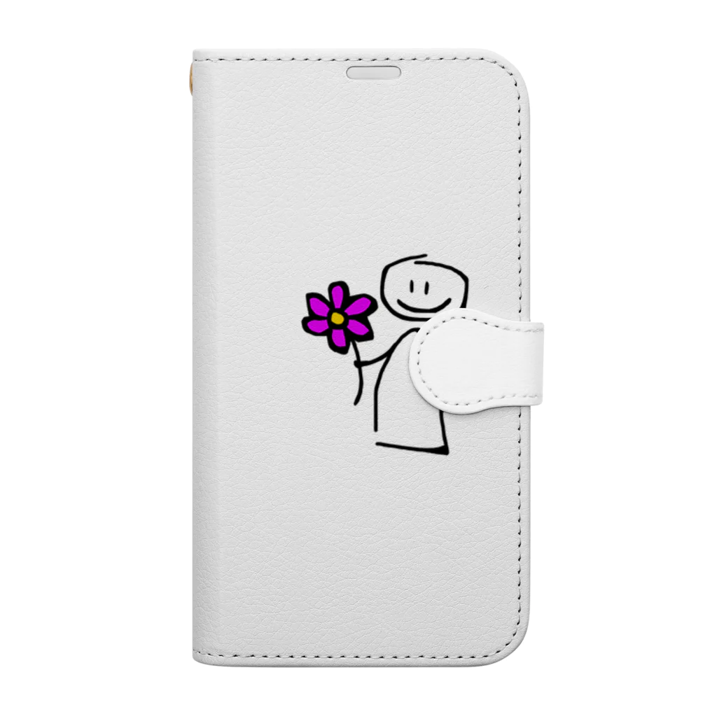 アンニュイの花プレ Book-Style Smartphone Case