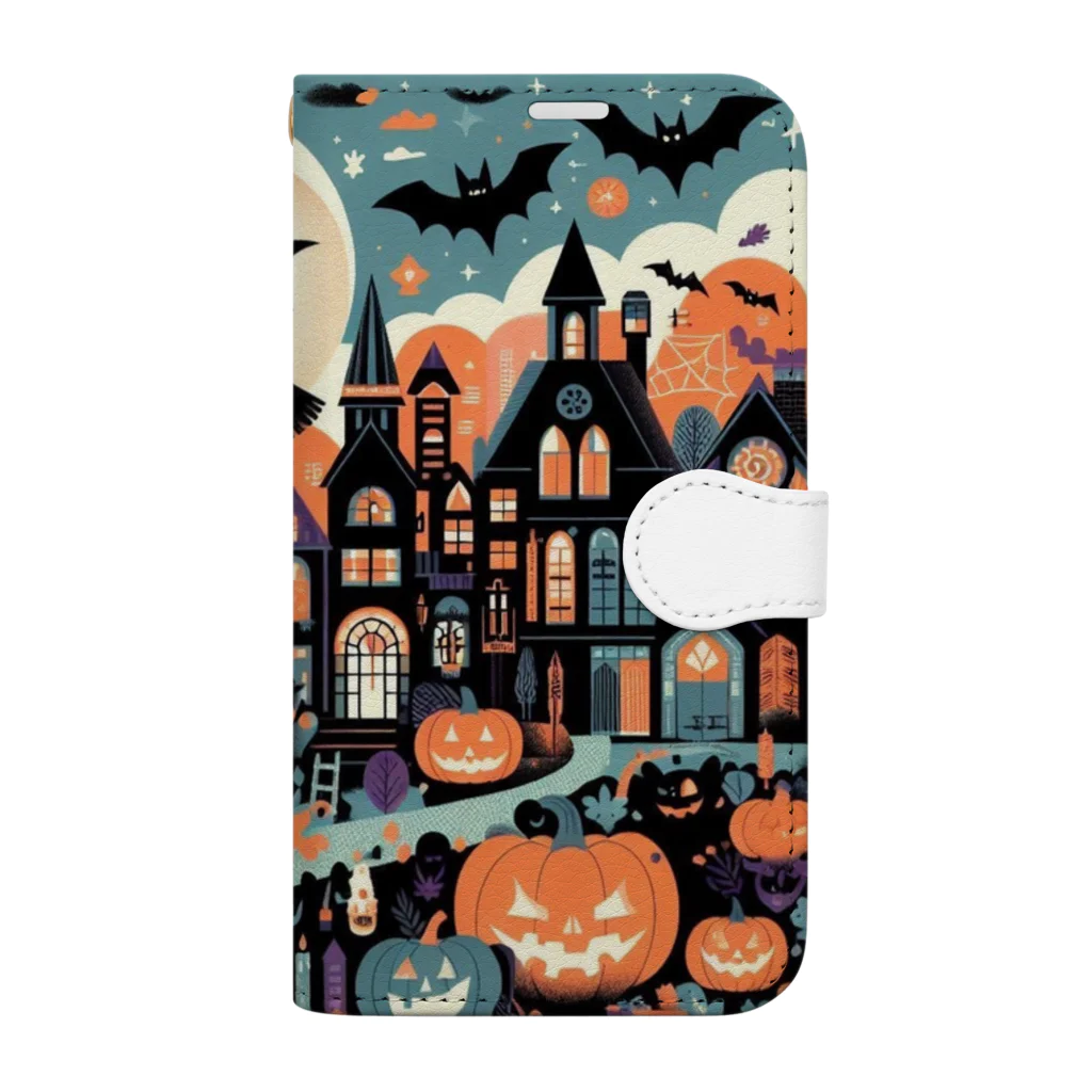 キッズショップのハロウィン🎃 手帳型スマホケース