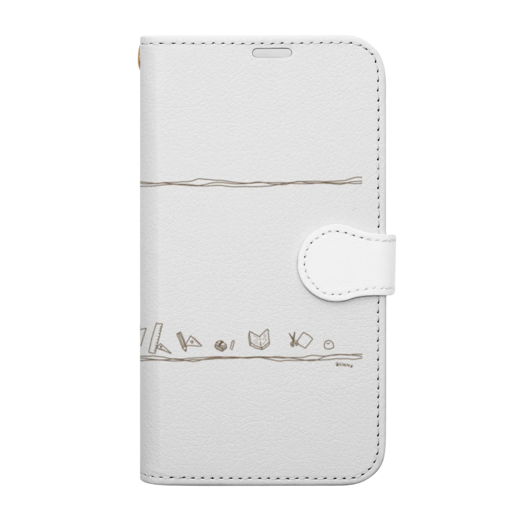 with黒猫'sの＊with黒猫　文具＊ Book-Style Smartphone Case