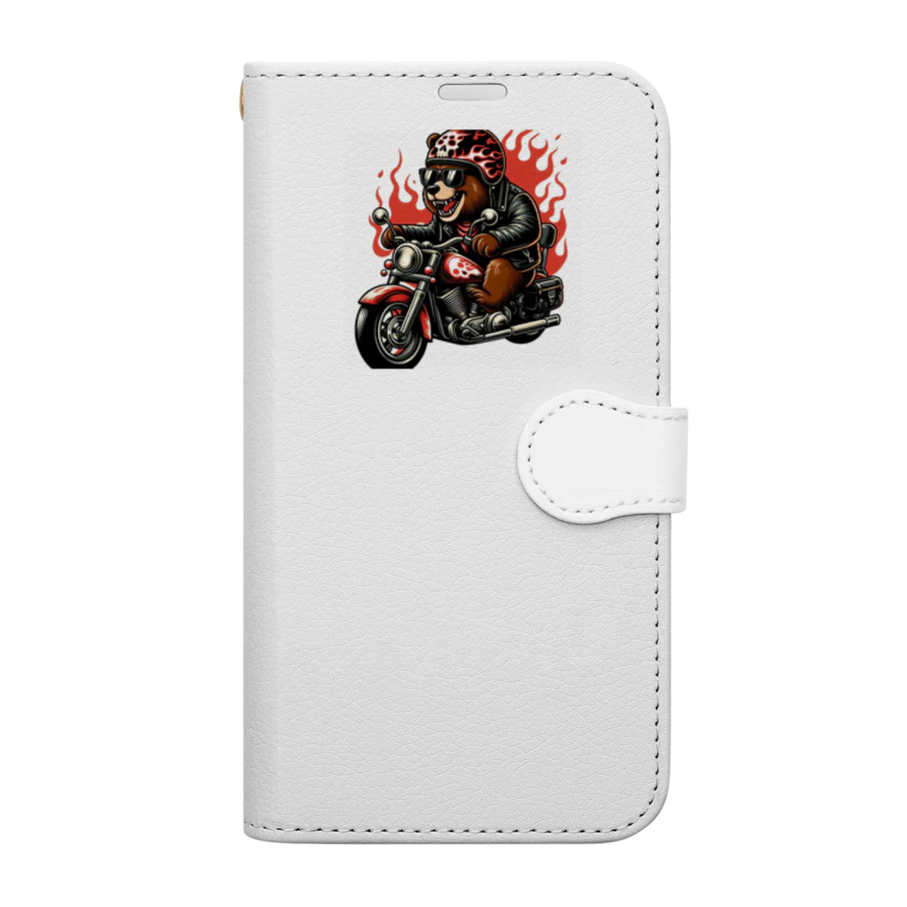 kuma-bikerのKuma.Biker 手帳型スマホケース