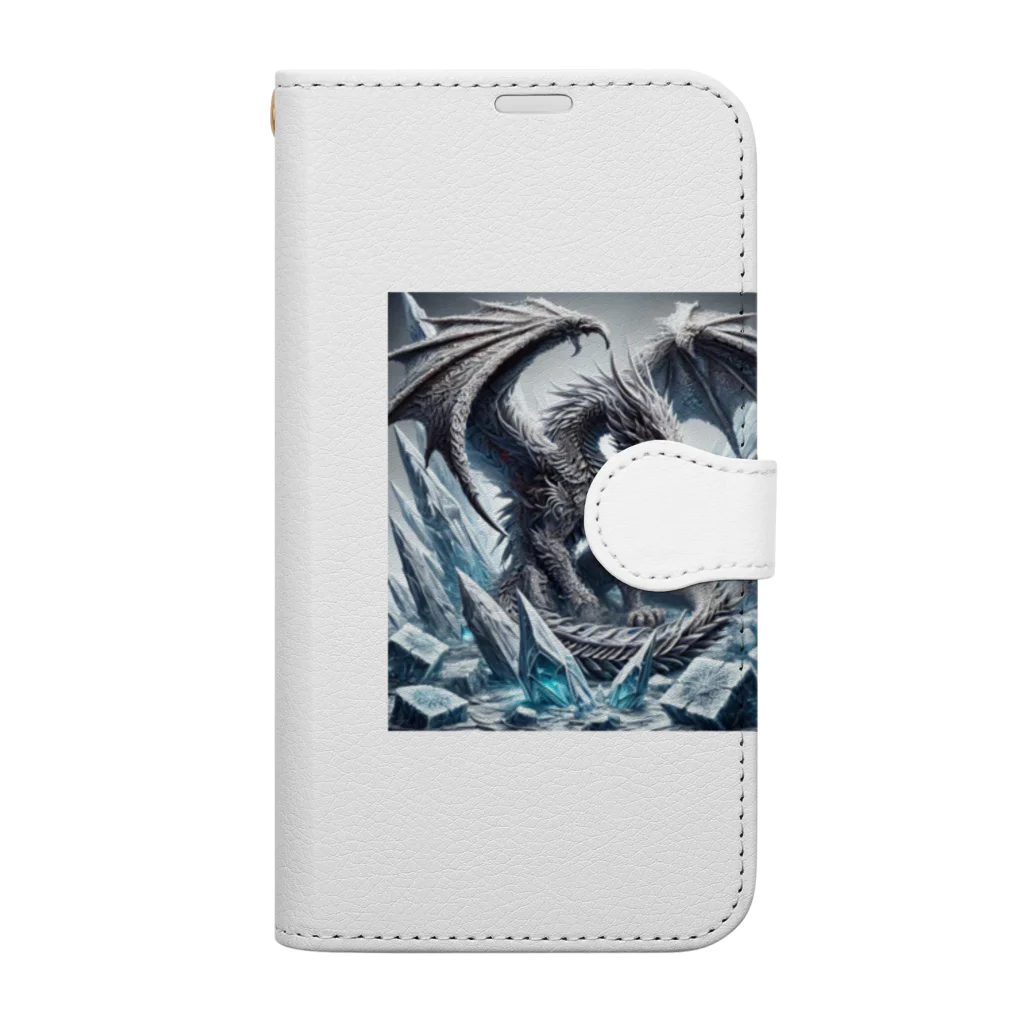 ryu1220の氷とドラゴン Book-Style Smartphone Case