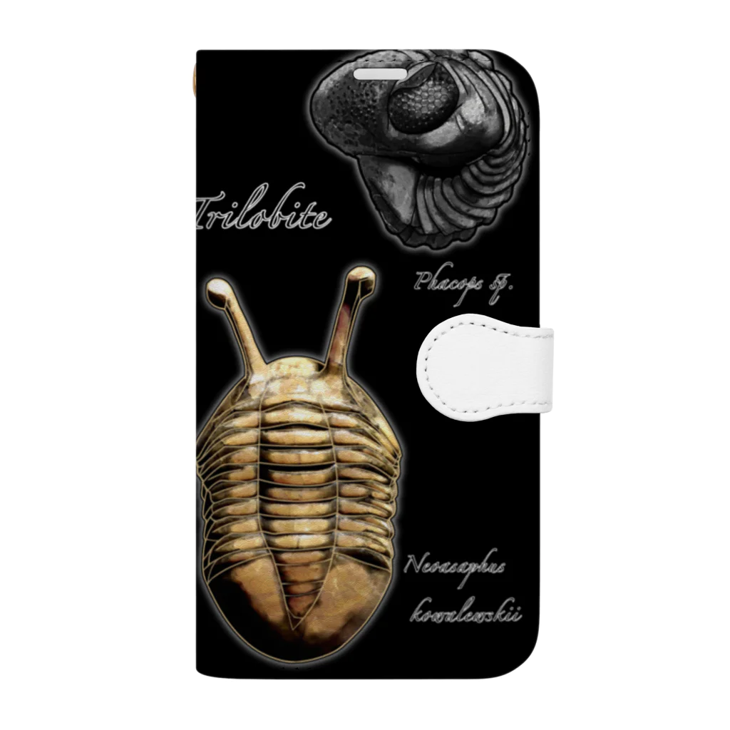 TAKASAGOBASEの三葉虫(trilobite) Book-Style Smartphone Case