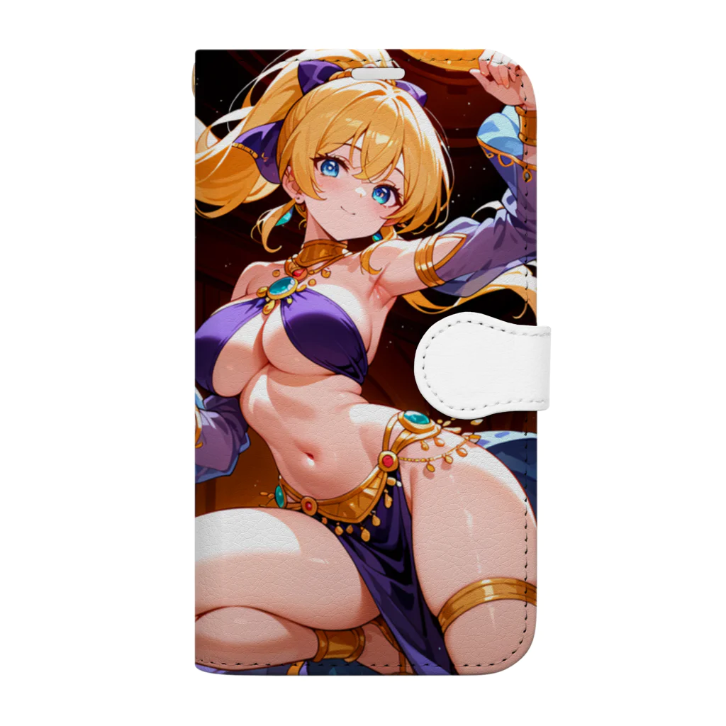 REALIVE(リアライブ)🎁公式の紫の踊り子タレイア 二次元タレイアシリーズNo.2 4-2-250204 Book-Style Smartphone Case