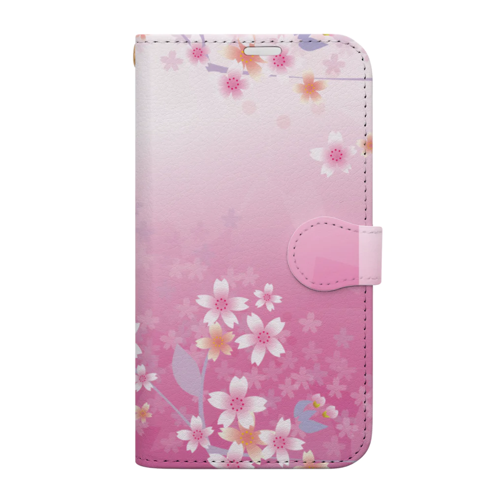 orange_honeyの桜46 Book-Style Smartphone Case