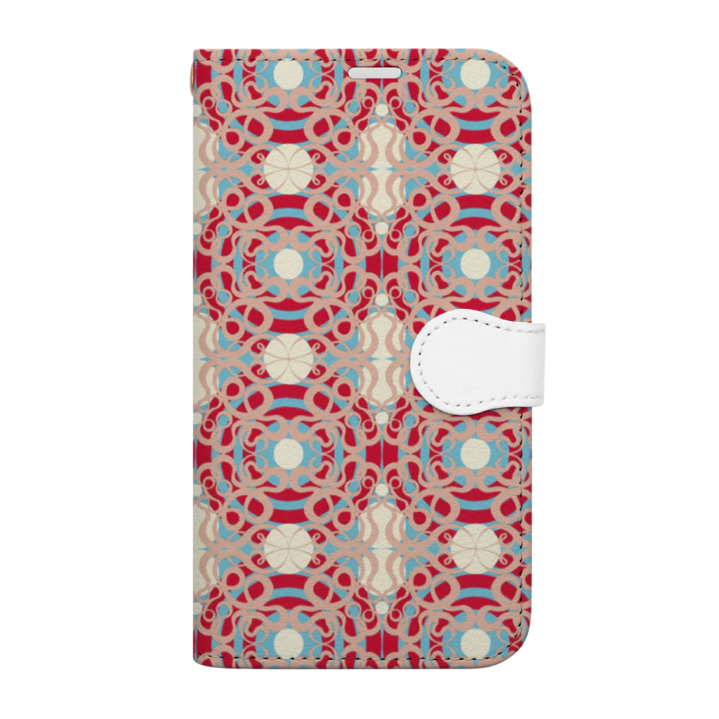 幾何学模様ARTの幾何学模様No.682 Book-Style Smartphone Case