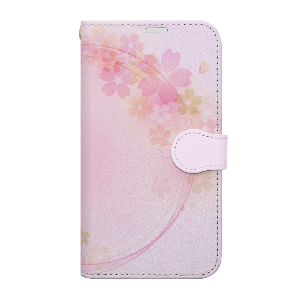 orange_honeyの桜47 Book-Style Smartphone Case