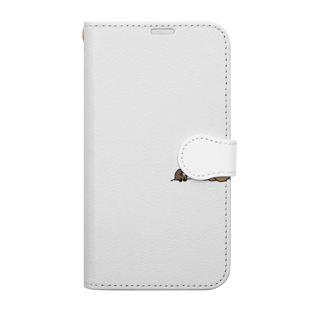 ちびらいふ。のもぐらとちびいぬ Book-Style Smartphone Case