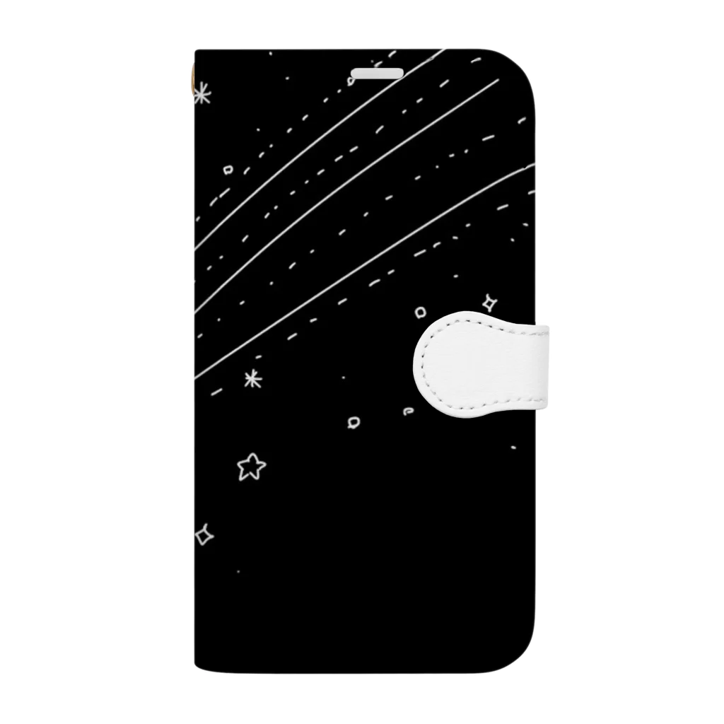 すみっこのキラキラ彗星 Book-Style Smartphone Case