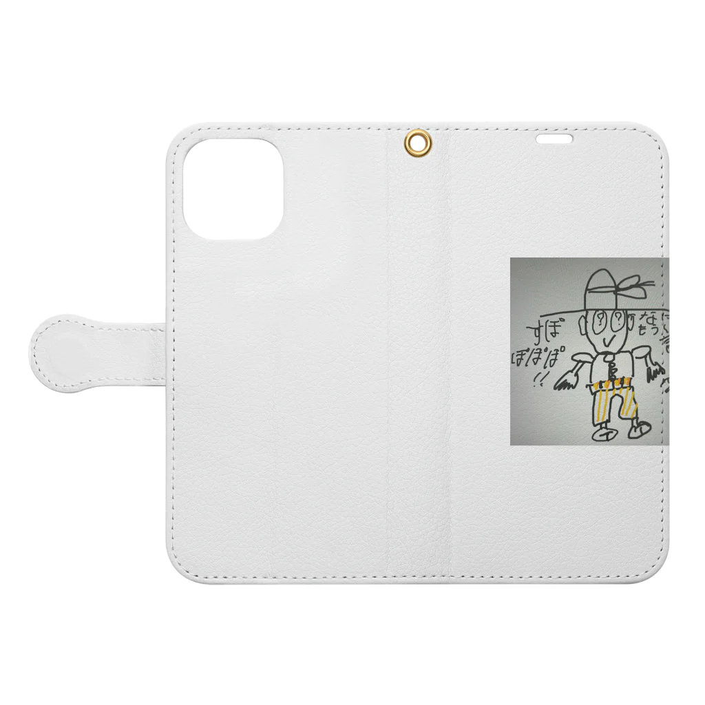 kaotannpp1524のなに？もういっかい言って？ Book-Style Smartphone Case:Opened (outside)