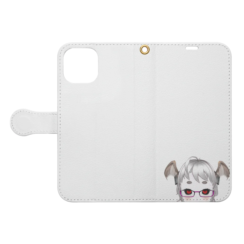 SUZILの蚕V　スジル Book-Style Smartphone Case:Opened (outside)