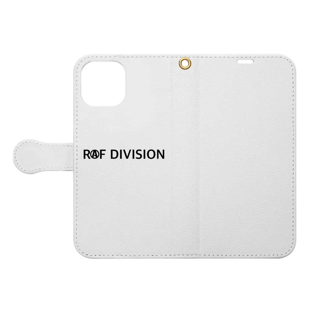 RAF DIVISIONのRAF DIVISION with Circle A Book-Style Smartphone Case:Opened (outside)