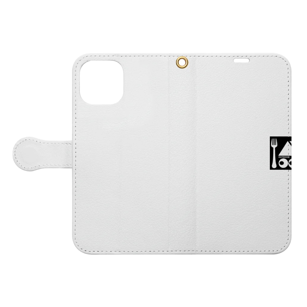 Loo樹のLoo樹 Book-Style Smartphone Case:Opened (outside)