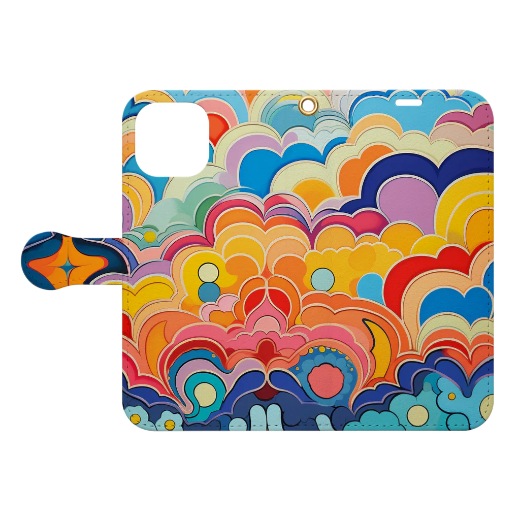 Chaotic JapanのChaotic Japan_2 Book-Style Smartphone Case:Opened (outside)