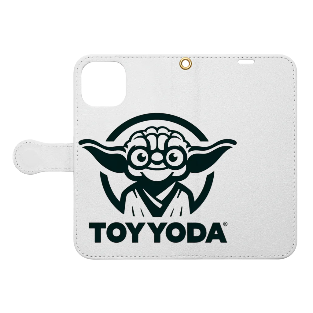 ぱろでぃ〜SHOPの ToyYoda (トイヨーダ)  手帳型スマホケースを開いた場合(外側)