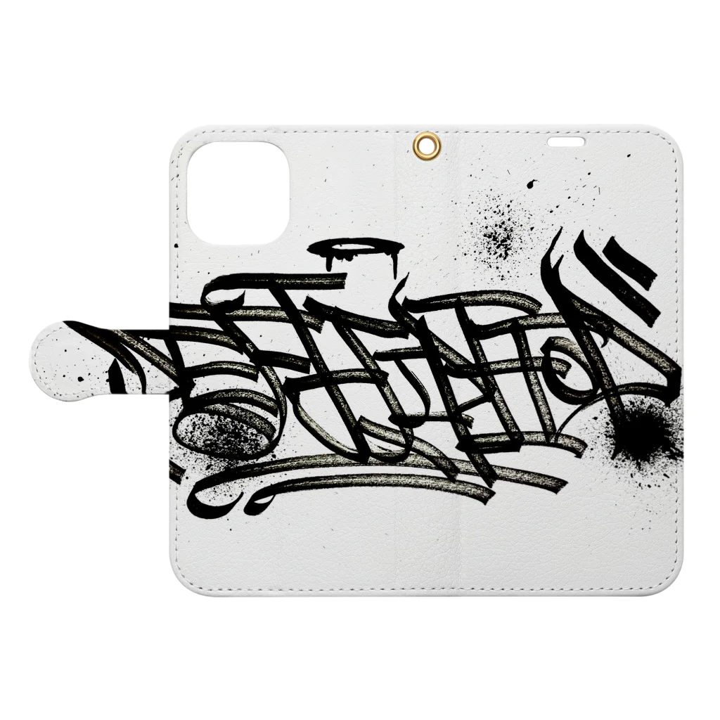 DEFHIPHOPのDEF HIPHOP Book-Style Smartphone Case:Opened (outside)