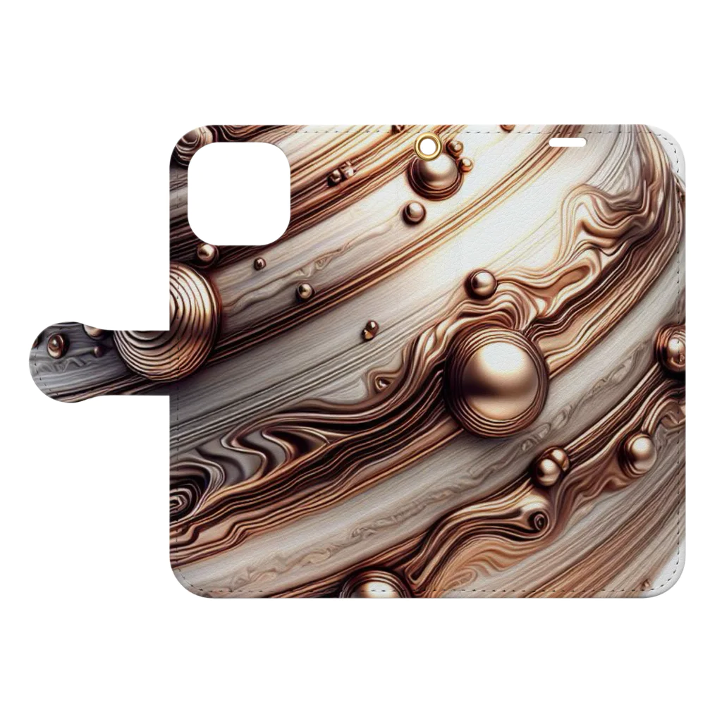 JUPITERのJUPITER❹ Book-Style Smartphone Case:Opened (outside)