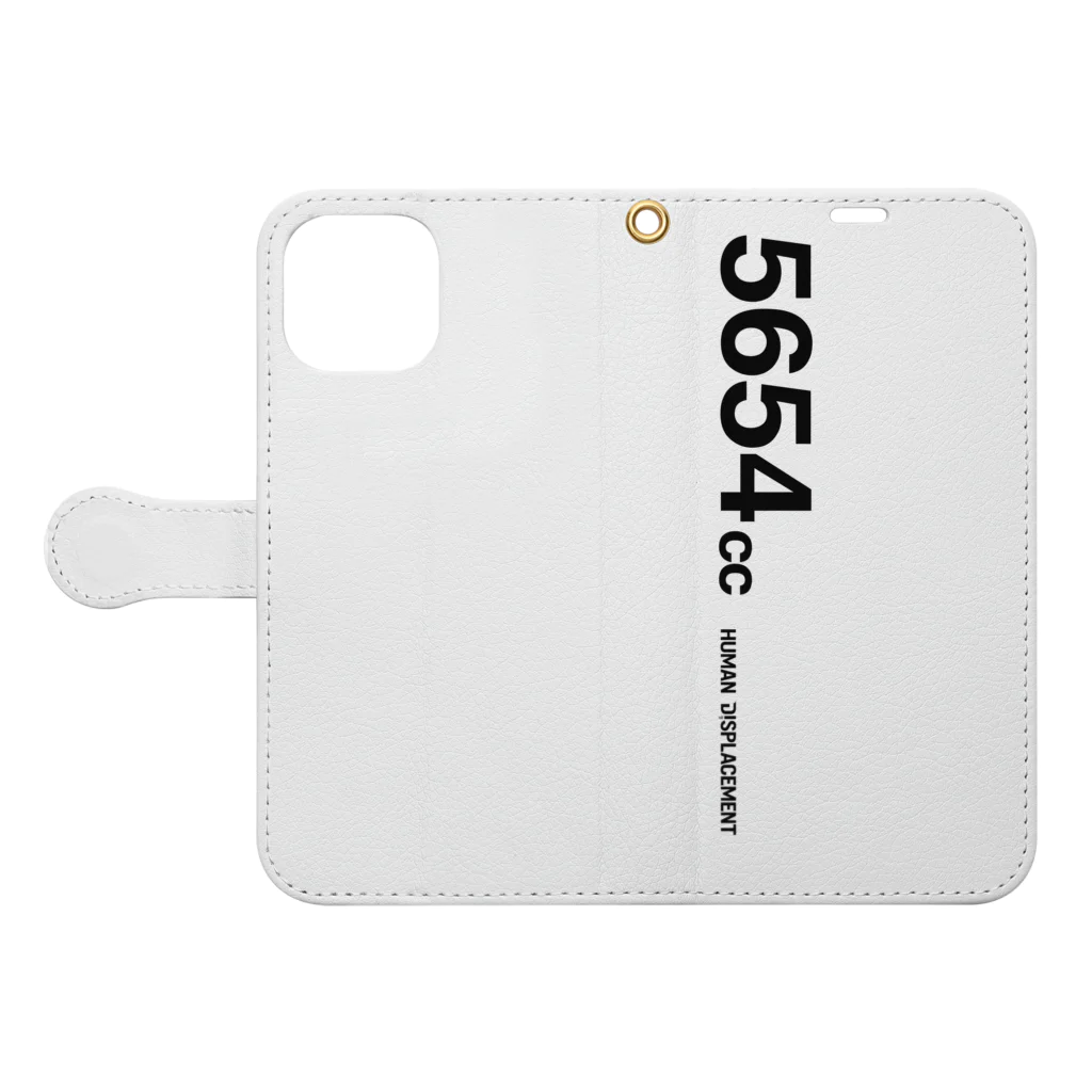 DRIVE_TOKYOのHuman Displacement Book-Style Smartphone Case:Opened (outside)