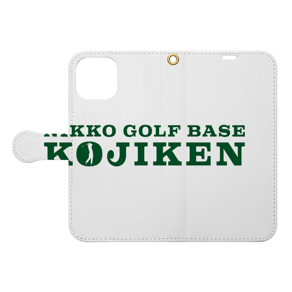 jyo&1suのNIKKO GOLF BASE KOJIKEN公式グッズ Book-Style Smartphone Case:Opened (outside)