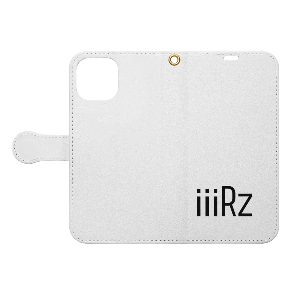 3Rz_nのブランドロゴ Book-Style Smartphone Case:Opened (outside)