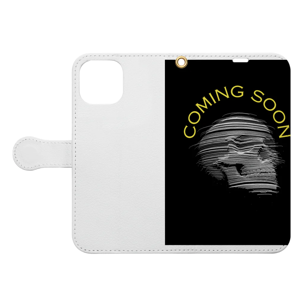 KojironのCOMING SOON Book-Style Smartphone Case:Opened (outside)