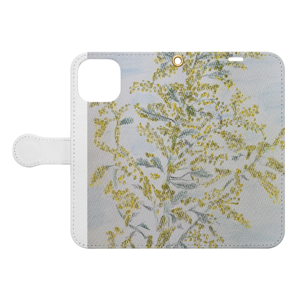 rn1の春のお花たち Book-Style Smartphone Case:Opened (outside)