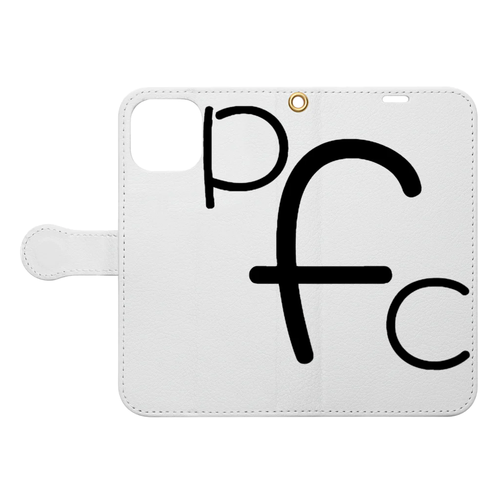 ebesのpfcアンバランス Book-Style Smartphone Case:Opened (outside)