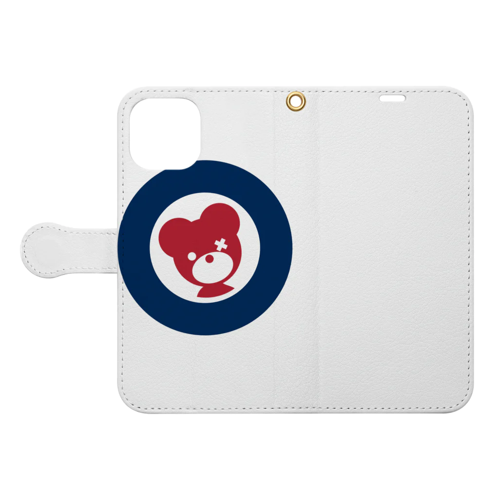 ROYAL BEAR FORCEのRoundel (Royal Bear Force) Book-Style Smartphone Case:Opened (outside)