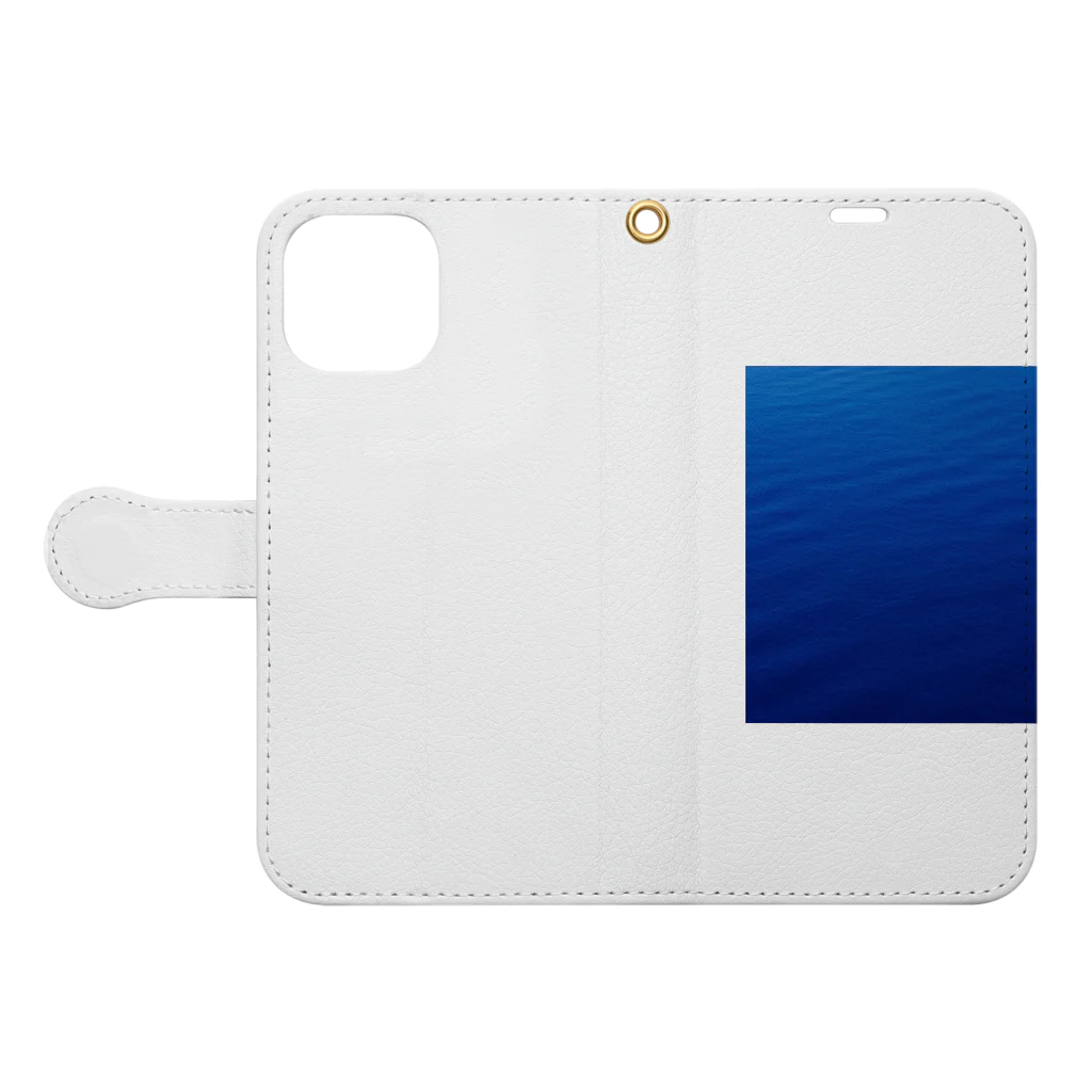 ppqのbluue Book-Style Smartphone Case:Opened (outside)