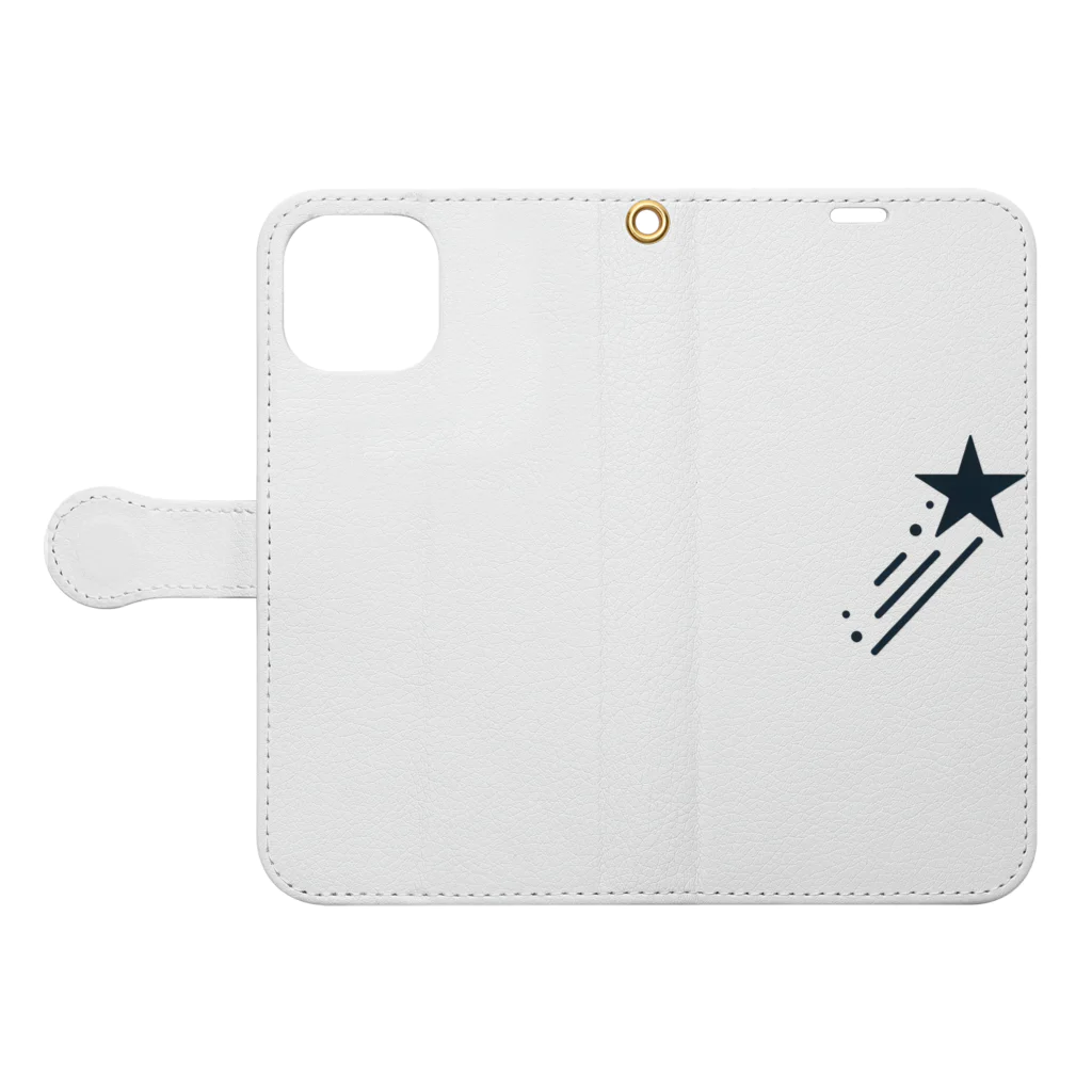 and1357911のスターマイン Book-Style Smartphone Case:Opened (outside)