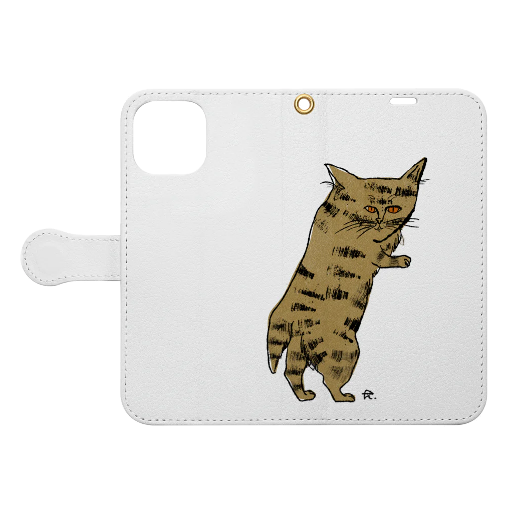 8626（HAL27）のILOVECAT Book-Style Smartphone Case:Opened (outside)