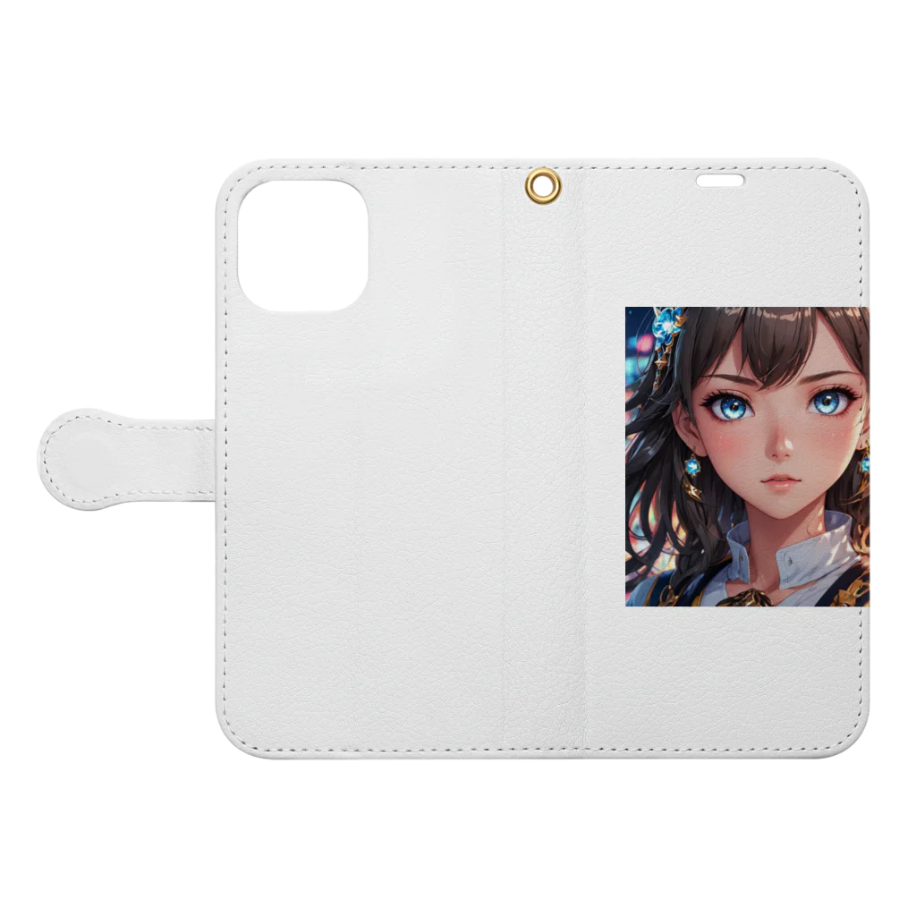 nagisa_riumanのミサ Book-Style Smartphone Case:Opened (outside)